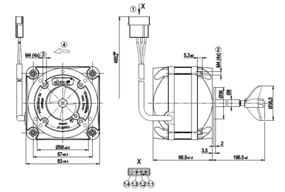 Imagem de Micromotor 1F 220V M4Q045-CA01-18 Ebmpapst