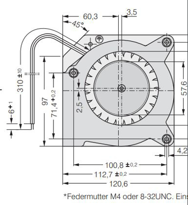 Imagem de Motor Centrífugo Compacto 230v RL 90-18/50 Ebmpapst