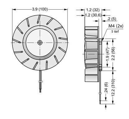 Imagem de Motor Radial 24v RER100-25/14 Ebmpapst