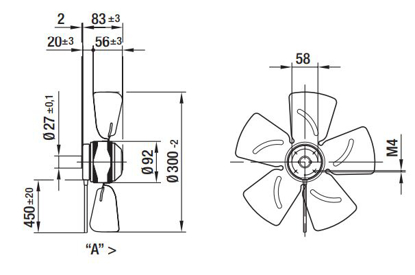 Imagem de Motor Axial 300mm  Sem Grade 1F A4E300-AA01-02 Ebmpapst