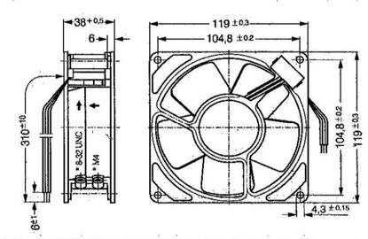 Imagem de Micro Ventilador Compacto 4606 ZH Ebmpapst